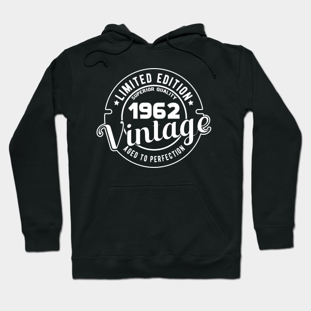 1962 VINTAGE - 59Th BIRTHDAY GIFT Hoodie by KC Happy Shop